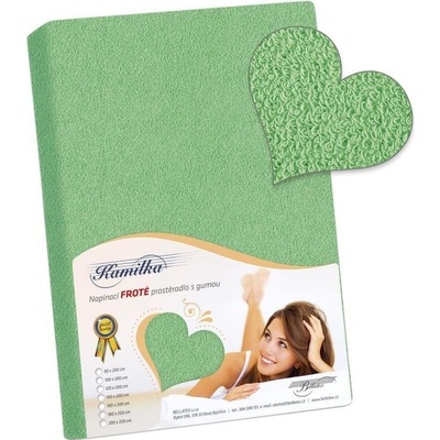 Bellatex froté plachta Zelená 160x200