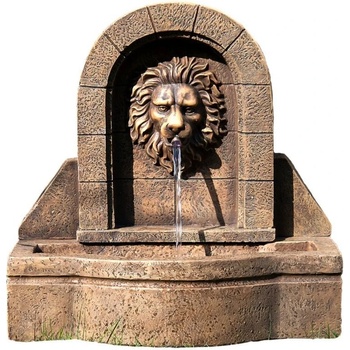 OEM M01411 Záhradná fontána - fontána levia hlava 50 x 54 x 29 cm