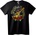NOONEBRAND Тениска Ден на Мъртвите - Китарен Скелет - 2XL, Black