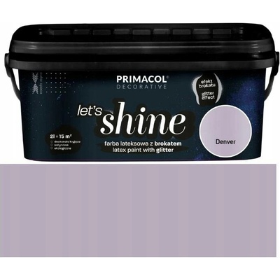 Primacol Decorative Lets Shine dekorativní barva s brokátem, Denver, 2 l