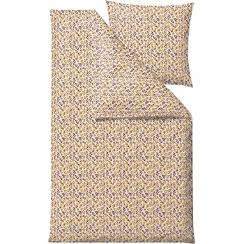 Södahl Спално бельо Painterly Leaf с калъфка за възглавница 80 x 80 cm 135 x 200 см злато (27695)