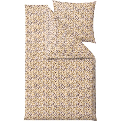 Södahl Спално бельо Painterly Leaf с калъфка за възглавница 80 x 80 cm 135 x 200 см злато (27695)