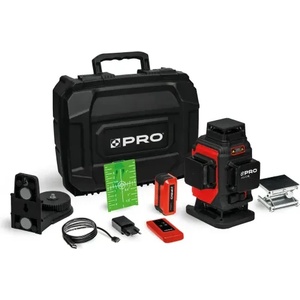 PRO Комплект лазерен нивелир + аксесоари pro pro-aq4dg/ 30 м (pro-l1210)