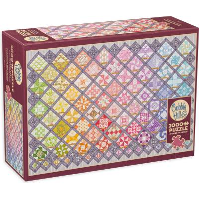Cobble Hill Пъзел Cobble Hill от 2000 части - Четири дизайна за юрганчета (49010)