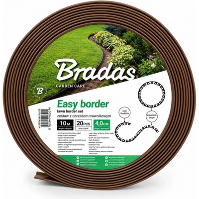 Bradas Easy Border 1000 x 4 cm hnedá 1 ks