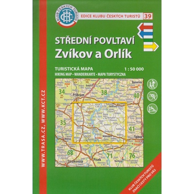 KČT 39 Střední Povltaví 1:50 000