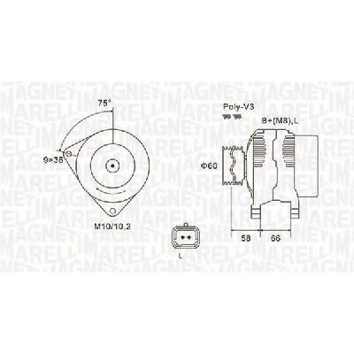 generátor MAGNETI MARELLI 063731637010