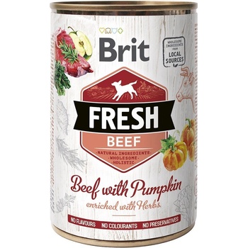 Brit Консерва Brit Fresh Beef with Pumpkin 400 г