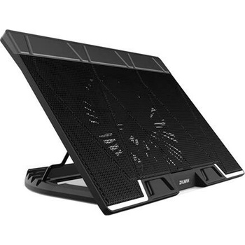 Zalman chladič notebooku ZM-NS3000 / pre notebooky do 17" / naklápací / USB Hub / USB / čierny