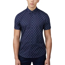 Ben Sherman Stipple Geo print shirt