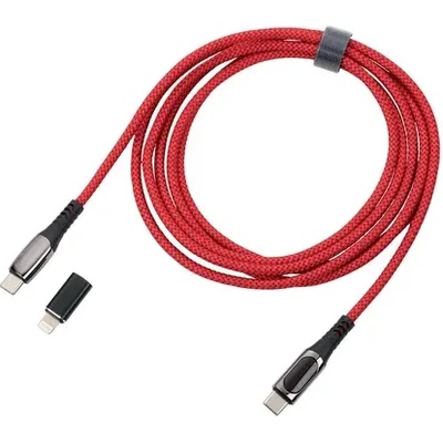 TROIKA Кабел за зареждане Troika SPEEDY XL, червен (CBL20/RD)