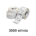 Zebra Самозалепващи SGP етикети Zebra Z-Perform 1000T 127x64mm, 3000 ет. /ролка (3006417)