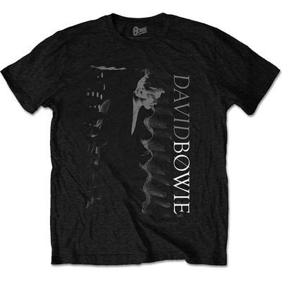 David Bowie tričko Distorted čierne