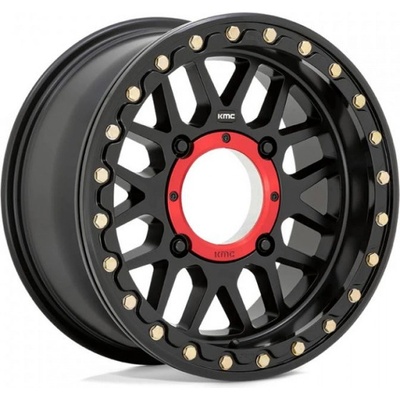 KMC Powersports KS235 GRENADE BEADLOCK 7x14 4x156 ET10 satin black