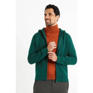 Celio Тъмнозелен мъжки суитчър с цип Celio Vethree Celio | Zelen | МЪЖЕ | S