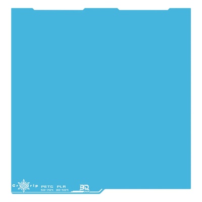 BIQU Build Plate CryoGrip Pro Frostbite - Blue - 250 x 250 mm (1060000765)