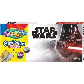 Image 1 of Colorino - Marvel Star Wars Пластилин 12 цв. +златно и сребърно