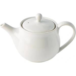 MIJ Чайник с инфузер 420 ml, бял, керамика, MIJ (MIJC4113)