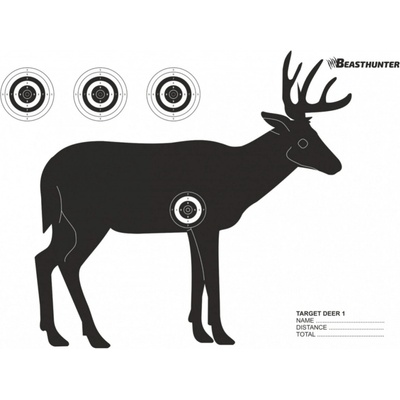 Terč silueta Beast Hunter Jelen 10ks