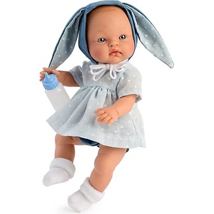 Asi Dolls Кукла Asi Dolls - Бебе Алекс, с шапка на зайче, 36 cm (526060)