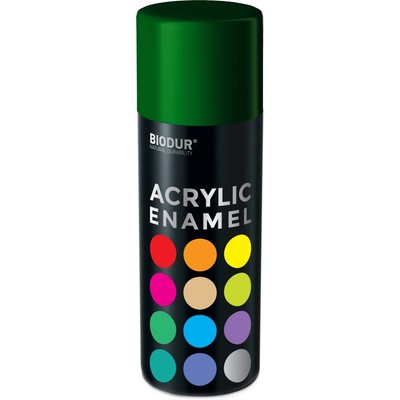 Biodur Akrylový smalt 400 ml zelená machová