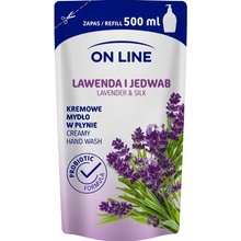On Line tekuté mydlo Levanduľa a hodváb náhradná náplň 500 ml