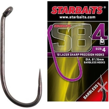 Starbaits SB 4 bez protihrotu vel.4 (10ks)