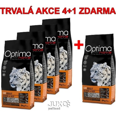 Optima nova Cat Adult Salmon 8 kg
