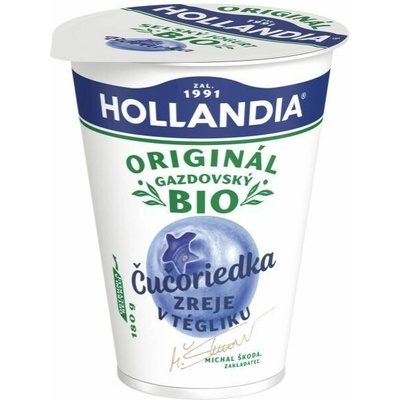 Hollandia Bio jogurt gazdovský čučoriedky 180 g