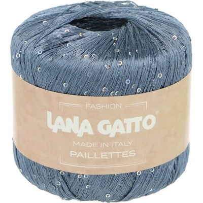 Lana Gatto Paillettes 8604 tmavá sivá