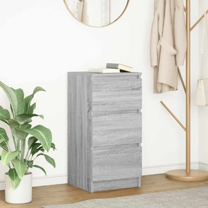 vidaXL Бюфет сив сонома 37, 5x35x76 см инженерно дърво (861729)