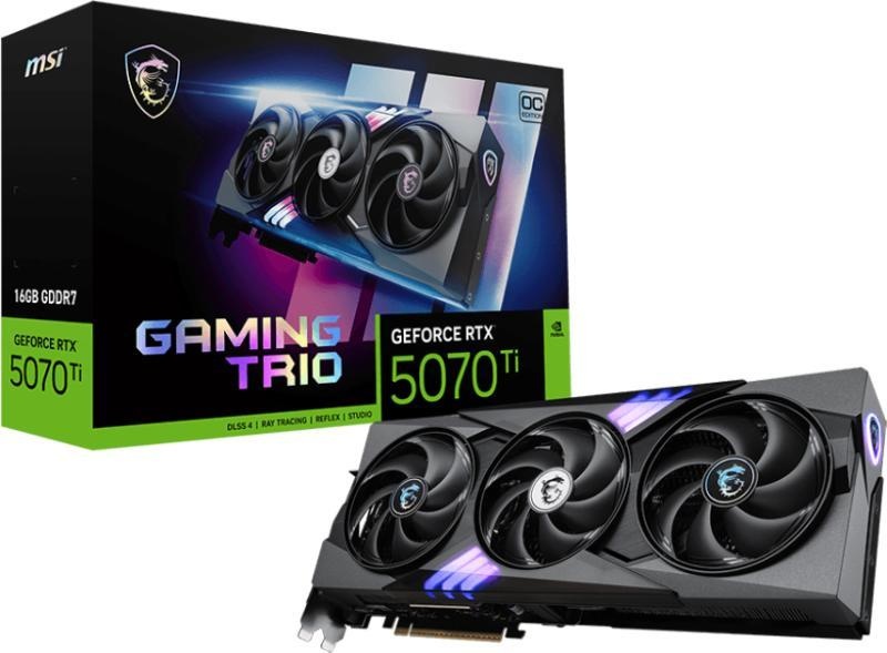 MSI GeForce RTX 5070 Ti GAMING TRIO OC 16GB GDDR7 256bit