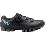 Northwave Дамски обувки за планинско колоездене Northwave Women's Hammer Plus Cycling shoes - Black / Iridescent - размер 40, 5 (EU) (136-0204-0117)