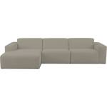 Scandic Светлокафяв ъглов диван от букле (ляв ъгъл) Roxy - Scandic (Big ch (ch+1,5+1,5) Left CM 9 capp.)