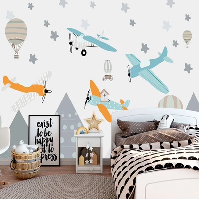 Art gift Фототапет - Самолети над планината