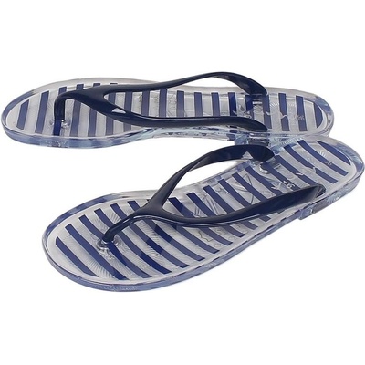 Дамски силиконови джапанки в тъмносиньо