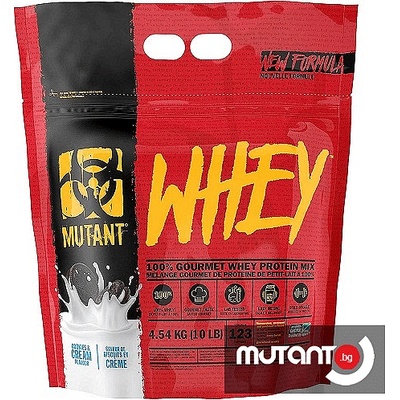 MUTANT Пет стадиен суроватъчен протеин Mutant Whey 4.540kg