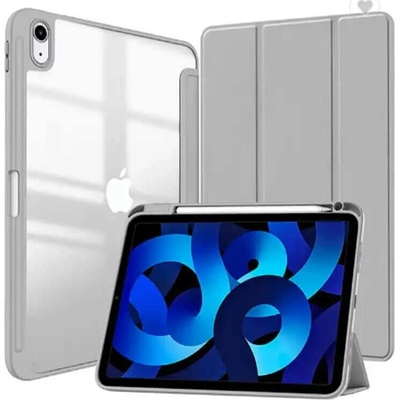 SES 2v1 Smart flip cover + zadní silikonový ochranný obal s držákem na pero Xiaomi Redmi Pad SE 11 16556 šedý