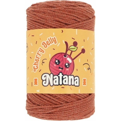 Natana Cherry Jelly macrame cotton špagát tehlová 34