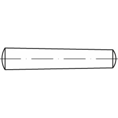 TOOLCRAFT TO-5393952 kužeľový kolík 6 mm ocel 50 ks