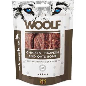 WOOLF Пиле, Тиква и Овес Кост 100г