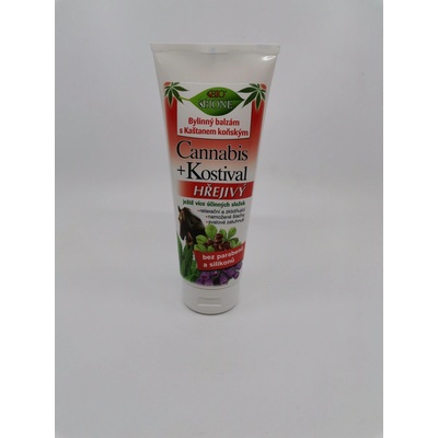 Bione Cosmetics Cannabis + Kostival hrejivý balzam s kostihojom 200 ml