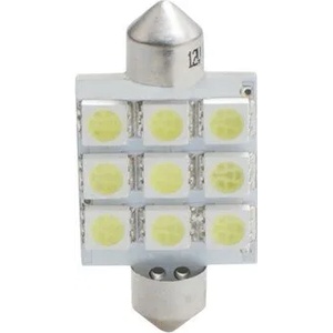 m-tech LED C5W 41mm 9xSMD5050 White крушка (L059W)