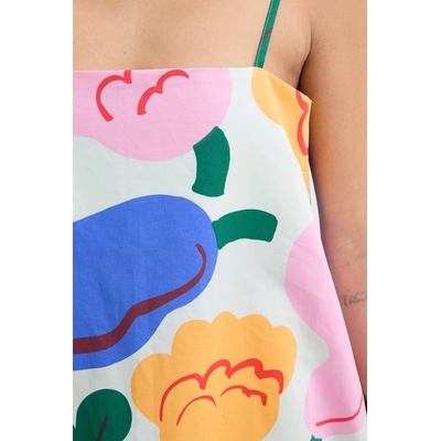 Marimekko лятна рокля с добавен лен (095443)