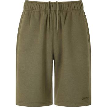 Slazenger Мъжки поларени къси панталони Slazenger Fleece Shorts Mens - Khaki