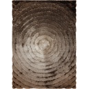 Dywany Łuszczów Flim 008 B7 Circles brown Hnědá
