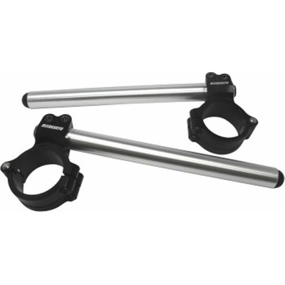 ACCOSSATO Pair of raised clip-on ACCOSSATO CP004 + 20 mm 10 degrees inclination, silver