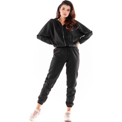Awama Woman's Sweatshirt A590 Black