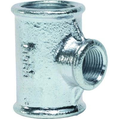 GEBO Litinový T-kus FFF redukovaný pozink Redukce: 2 1/2" x 2” x 2 1/2”