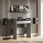 vidaXL DJ маса Сив Сонома 82 x 45 x 102 см Инженерна дървесина (8006753)